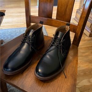Black Leather Men's Dress Shoes